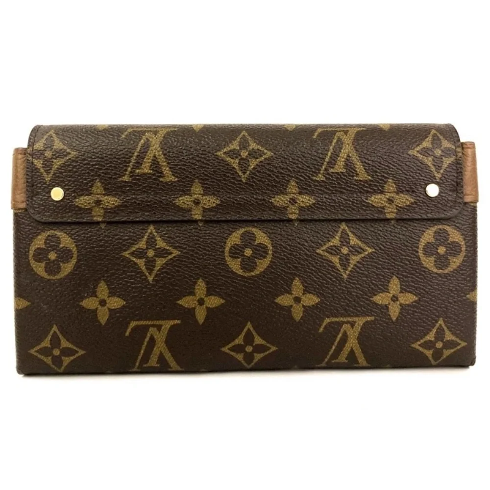 Louis Vuitton Portefeiulle Elysee Long Wallet - crossbody - Gold clasp closure